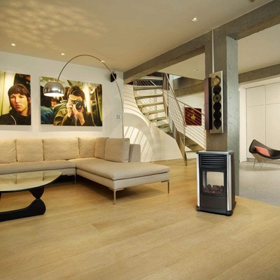 Estufa Port�til a Gas Manhattan Blanca